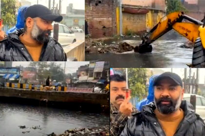 Citing lack of approval, drain turns into a pond after rain Situation in Ward 79