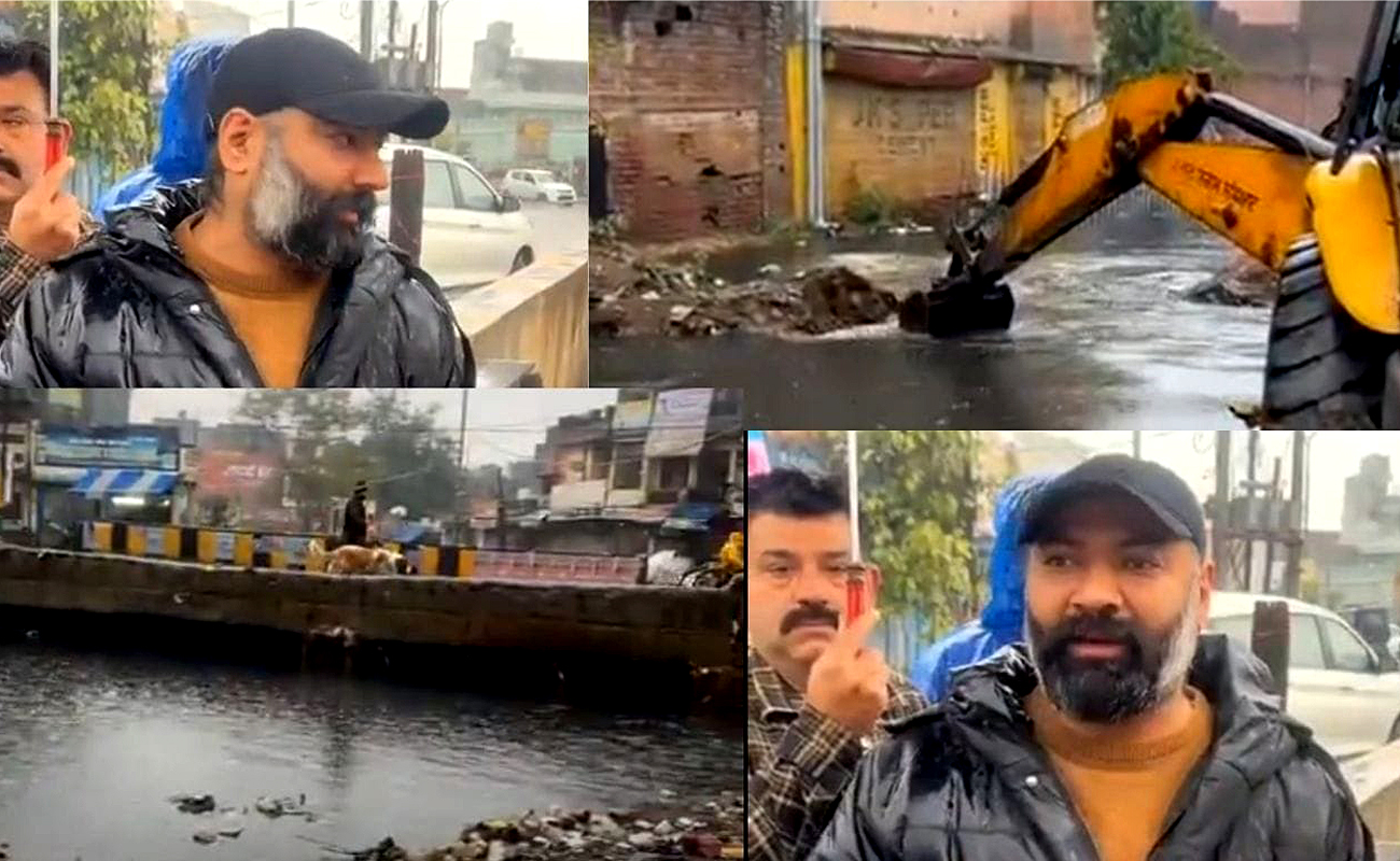 Citing lack of approval, drain turns into a pond after rain Situation in Ward 79