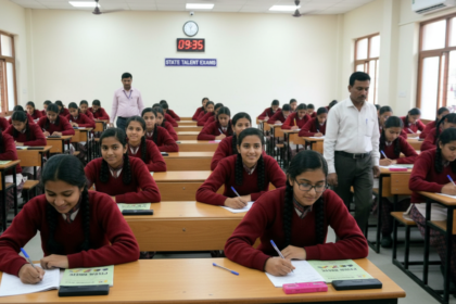 Large Number of Students Appear for PSTSE and NMMS Talent Exams in Ludhiana