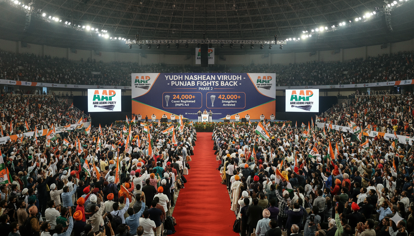 Punjab Strengthens Anti-Drug Campaign with Launch of Second Phase of ‘Yudh Nashean Virudh’