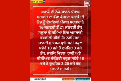 Punjab government changes school timings due to severe cold wave and fog