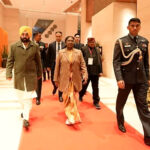 President Droupadi Murmu with CM Bhagwant Mann during Chandigarh Visit