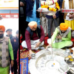 Hon’ble Chief Minister of Haryana, Shri Naib Singh Saini, paid a spiritual visit to the ancient Mukteshwar Mahadev Temple near Samrala in Punjab