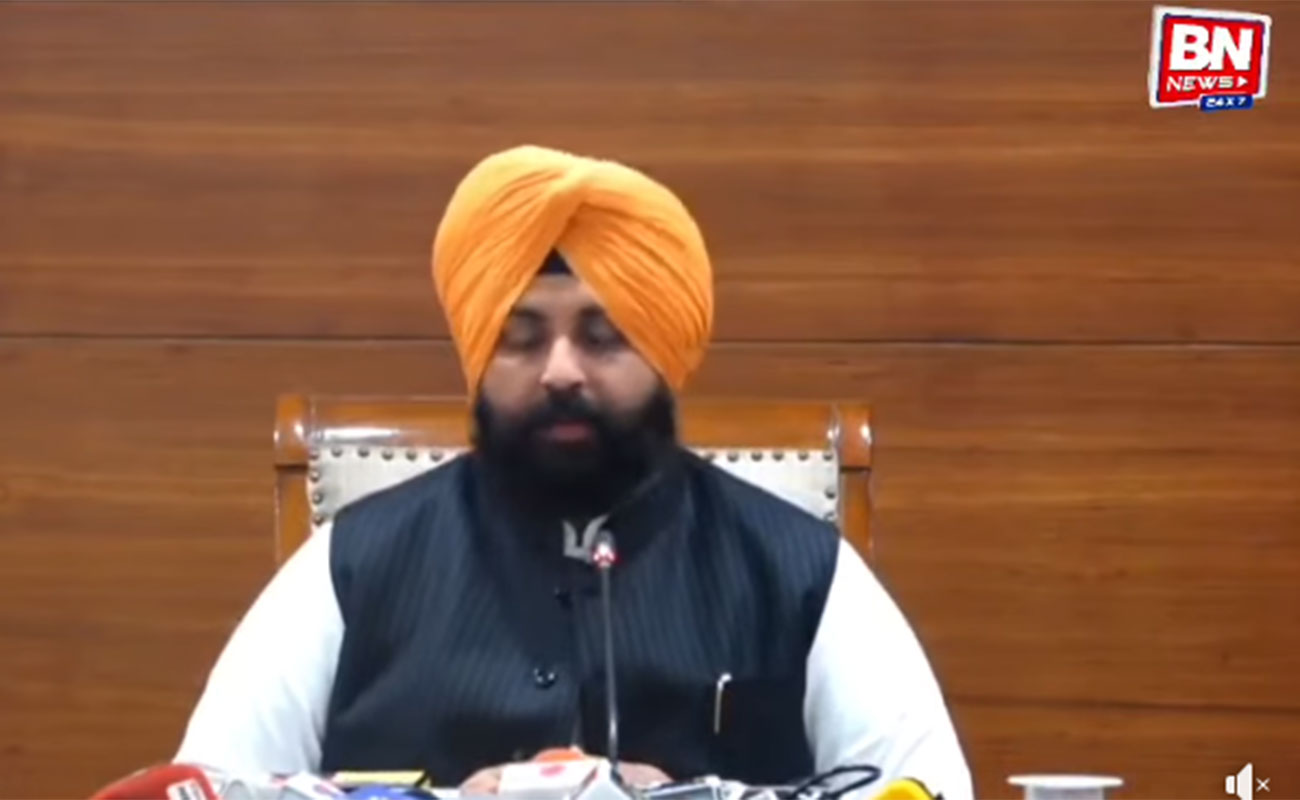 Education Minister Harjot Singh Bains Extends Wishes on Mother Tongue Punjabi Day, Congratulates 305 Students for Clearing JEE