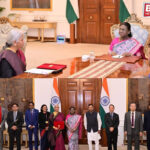 Finance Minister Nirmala Sitharaman Reaches Rashtrapati Bhavan Ahead of Budget