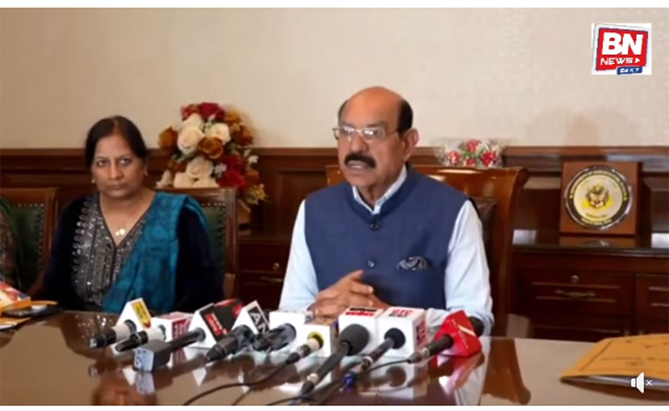 Cabinet Minister Mohinder Bhagat Addresses Press Conference in Chandigarh