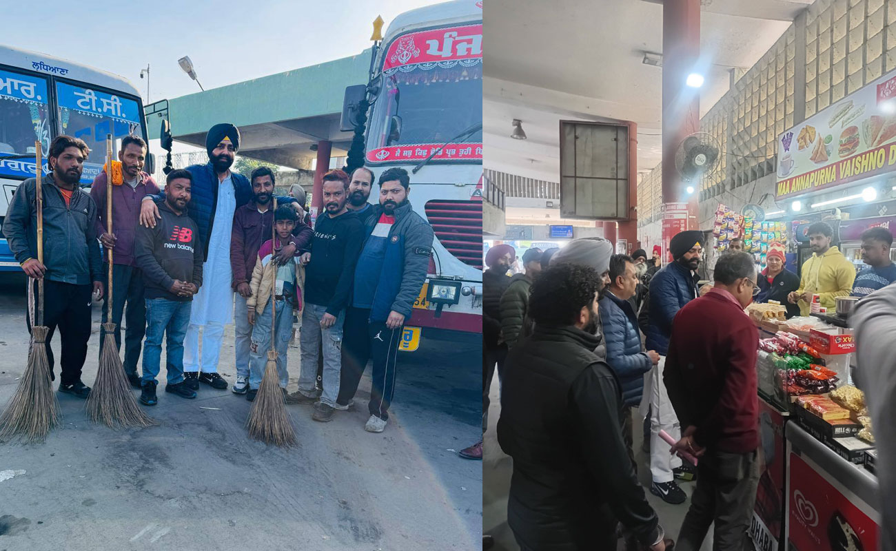 Transport Minister Laljit Singh Bhullar’s Surprise Visit to Ludhiana Bus Stand, Orders Cleanliness Drive
